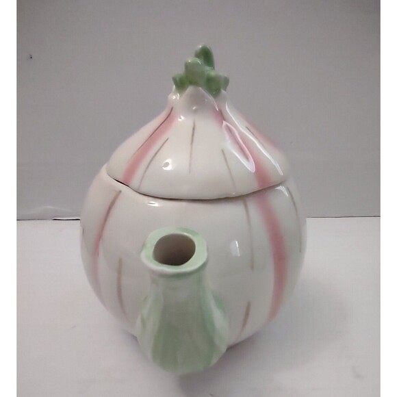 Vintage Holt Howard Angry Garlic Teapot Anthropomorphic Hand-Painted Japan - Picture 4 of 11